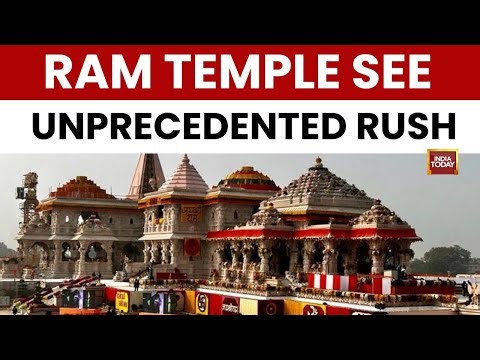 Ayodhya Sees Massive Devotee Turnout on New Years Eve as Ram Mandir Celebrations Begin | India Today