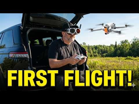 First Flight with the Antigravity A1 Drone!