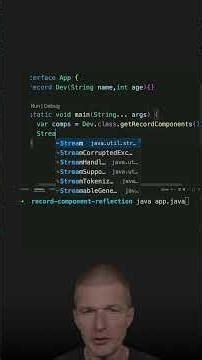 List Record Components #java #shorts #coding #airhacks