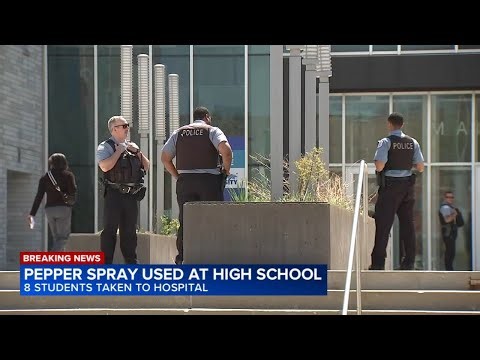 8 students hospitalized after pepper spray used during fight inside South Shore high school: police