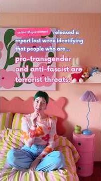 the U.S. government has declared trans people a terrorist threat ! 🙃