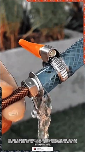 Hose Bolt Valve Tool: Controlling Water Flow Neat Simple Precise #tool #tools #innovation
