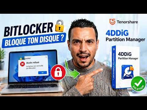 Supprimer BitLocker facilement : guide complet avec 4DDiG Partition Manager