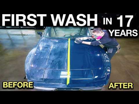 First Wash in 17 Years! Porsche 944 Insane Detail Transformation