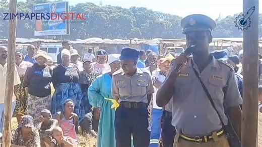 The Officer-in-Charge of ZRP Matapi, Chief Inspector Friday Sibanda, has warned the general public not to walk alone at night at Mupedzanhamo flyover as there are robbers who patrol the area. 📹 : Arron Nyamayaro