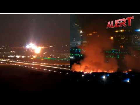 SHOCKING! Engine Explosion During Takeoff Sparks Massive Blaze At Brazil’s Guarulhos Airport Runway