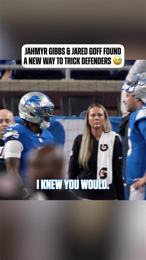 new strategy unlocked 😭 #nfl #detroitlions #jahmyrgibbs #jaredgoff #micdup