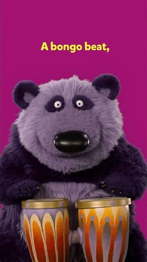 🪘Bongo along-o with Purple Panda’s new poem!🪘| Donkie Hodie | PBS KIDS #Shorts
