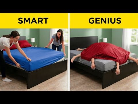 The Ultimate Bedroom Hacks for Lazy People 🔥🛏️