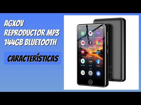 RESEÑA (2026) : AGXOV Reproductor MP3 144GB Bluetooth. DETALLES