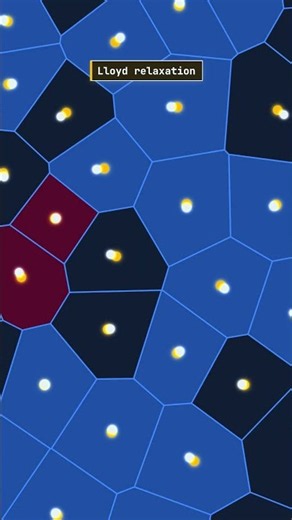Voronoi Diagrams: Watch Random Points Drift Toward a Honeycomb