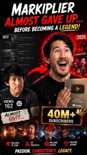 How Markiplier Went From $0 to YouTube Legend 🚀#Matkiplier