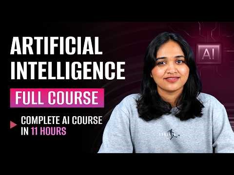 Artificial Intelligence Full Course Free | AI Course 2026 | Intellipaat