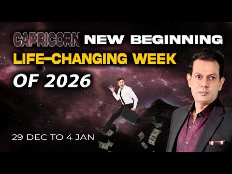 Capricorn Weekly Horoscope & Astrology Predictions (29 Dec - 4 Jan, 2026) | Haris Azmi | Astrogems