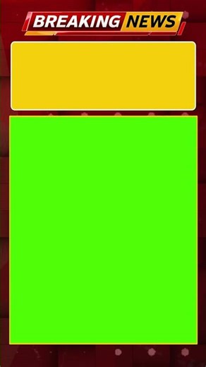 Breaking News Green Screen Frame || News Frame Green Screen || No Copyright