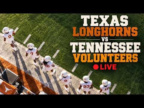LIVE Texas Longhorns VS Tennessee Volunteers | College Football Showdown