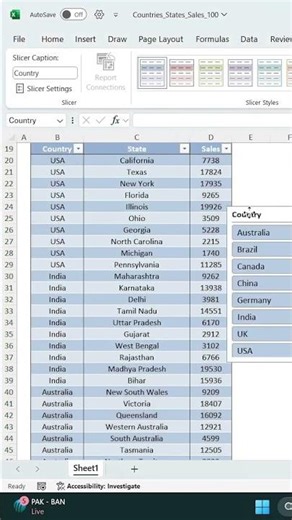country map in excel #exceltips #excelformula #excel #exceltricks