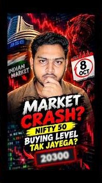 Indian Market Crash Soon? Nifty 50 Prediction & Buying Level