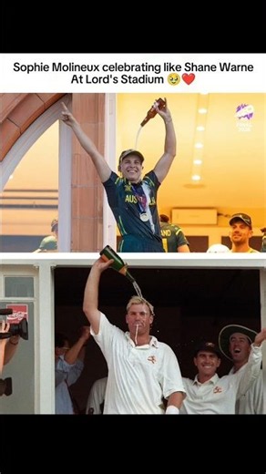 Sophie Molineux Recreates Shane Warne's Iconic Lord's Celebration! 🤯❤️#iccwoment20worldcup2026