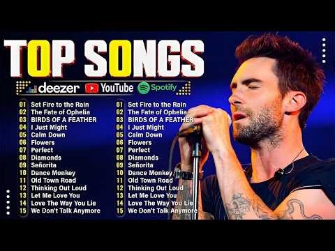 Maroon 5, Lady Gaga, Bruno Mars, Billie Eilish, Dua Lipa, Taylor Swift - Top 50 Songs This Week 2026