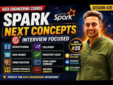 Spark DataFrame,Repartitioning, Cache, Execution & More | Spark #2 | DE Roadmap #20