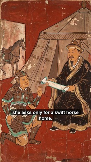 Mulan, China's national heroine, comes from a song of nomad rulers