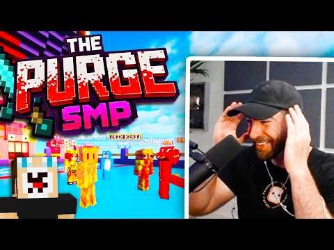 He Can't Beat Us All! - THE PURGE Minecraft SMP Episode 3
