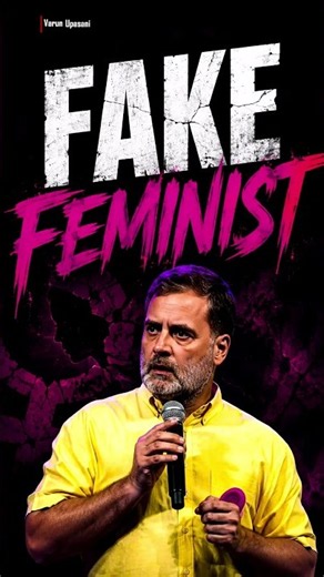Smash Patriarchy" & Rahul Gandhi's Double Standard Questioned! #shorts
