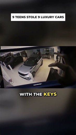 Nine cars, one night, over half a million dollars in luxury rides. Then police spotted the convoy.