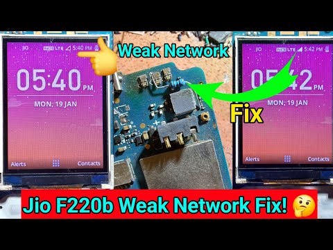 Jio F220B Low Network Problem Solution 📶 Jio Phone Weak Signal Fix Only 1 Register 😱