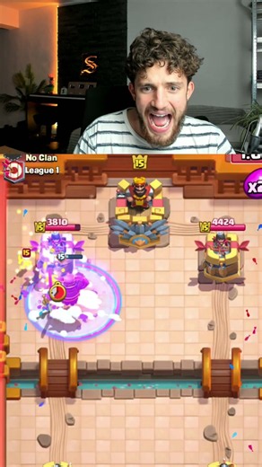 for a full match with predictions and no cuts click here🔽 #clashroyale