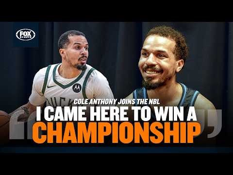Cole Anthony OPENS UP on past NBA life & his NBL Championship mission 🏆🔥 | Fox Sports Australia