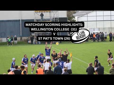 2026 First XV: Wellington College (31) v St Pat's Town (26)