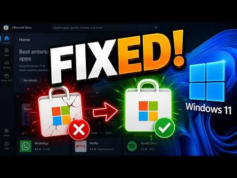 How To Fix Microsoft Store Not Working In Windows 11 - Easy Guide