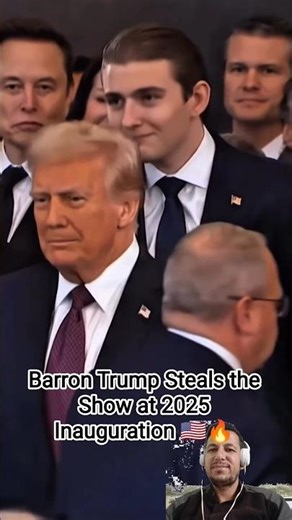 Barron Trump Steals the Show at 2025 Inauguration 🇺🇸🔥#shorts