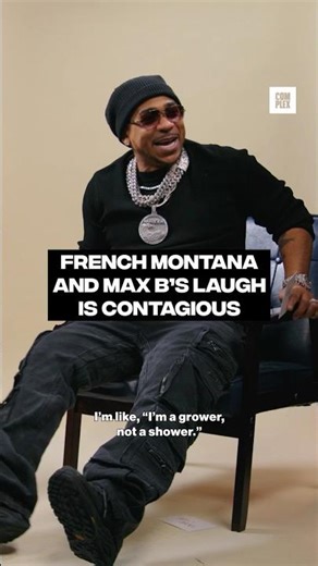 French Montana and Max B's laughs are contagious 🤣 #GOATTalk
