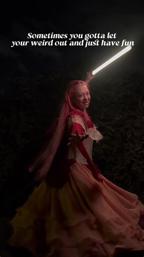 I’m definitely a menace at night with my saber 🤣 sorry neighbors #starwars #whimsical #foryoupage #fyp #whimsy