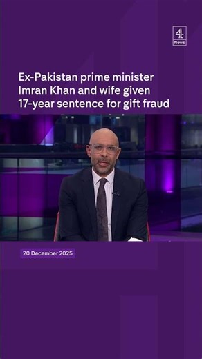 Imran Khan and wife given 17-year sentence for gift fraud