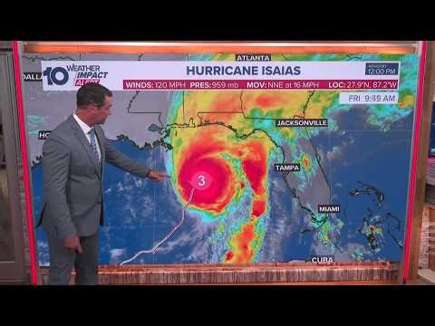 Tracking the Tropics: Hurricane Isaias bringing tropical storm conditions to Gulf Coast