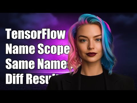 Understanding TensorFlow tf.name_scope: Why Same Names Yield Different Results