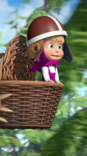 Fini les astuces ! 🏍🐻 #Shorts #AttentionAuVirage #mashaetmichka #mashaandthebear #dessinanimé