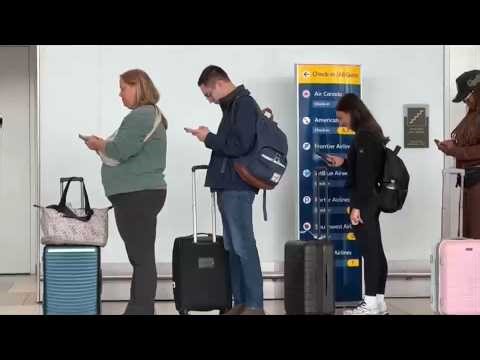 Long airport lines continue across US as DHS shutdown impacts TSA