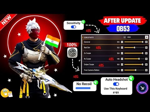 Free Fire Max Headshot Setting After Update 2026⚡Best Sensitivity Settings ⚙️| Sensitivity Setting