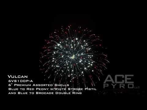 6VS100P-A Vulcan 6" Premium Assorted Shells