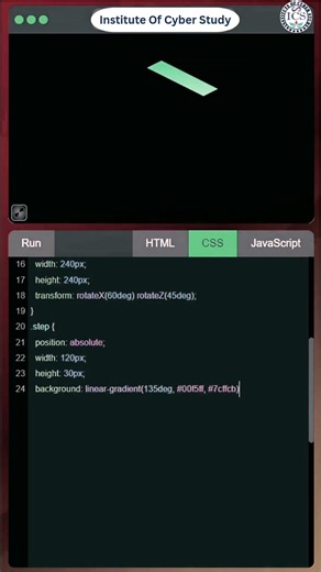 Mind-Blowing Infinite Staircase Animation | HTML CSS Coding 😍 #Shorts #Viral #illusion #infinite