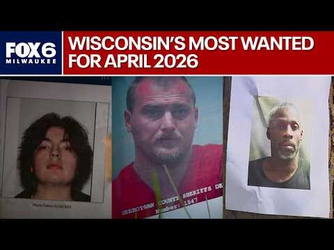 Wisconsin's Most Wanted for April 2026 | FOX6 News Milwaukee