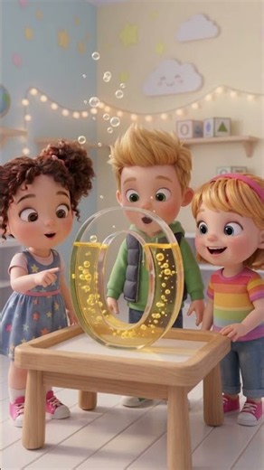 Letter O for Kids 🔤 | Learn Letter O with Color Changing Animation