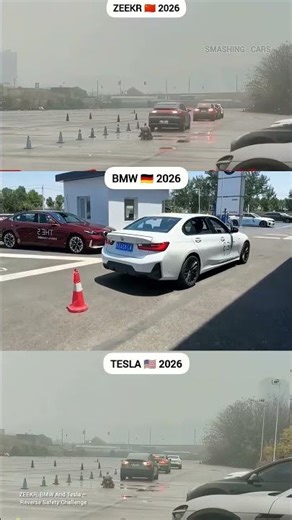 ZEEKR, BMW And Tesla – Extreme Reverse AEB Test