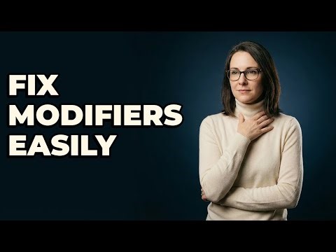 How Do You Fix Misplaced Modifiers In Sentences?