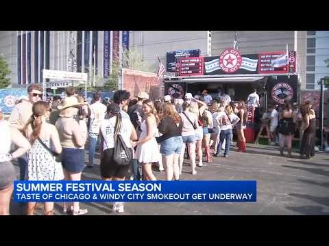 Taste of Chicago, Windy City Smokeout summer festivals kick off